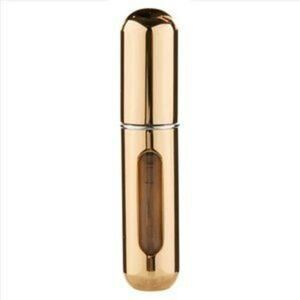 New Mini Gold Refillable Perfume Cologne Atomizer Travel Size TSA Approved